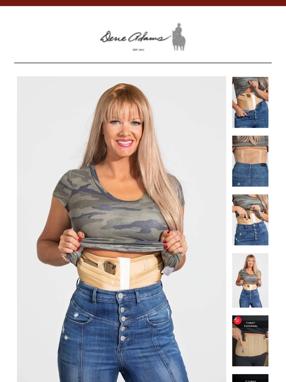 Dene Adams concealed carry corset holster